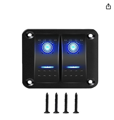 Gang rocker switch panel - 2,